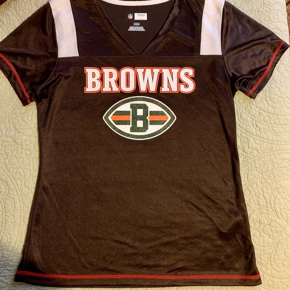 Cleveland Browns jersey style tee